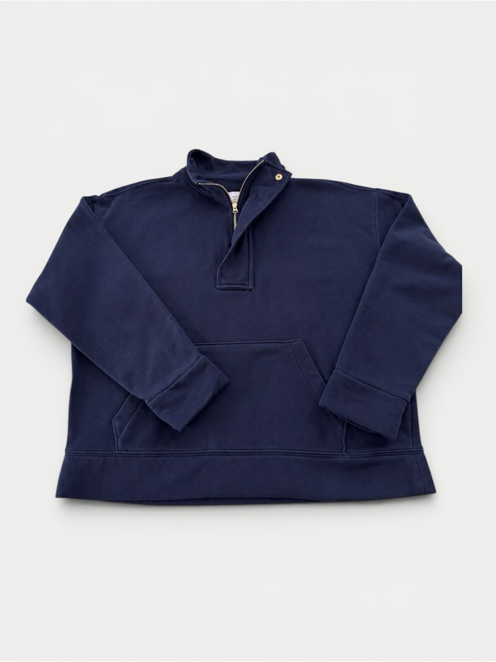 A New Day Navy Half-Zip Pullover Sweatshirt – Medium